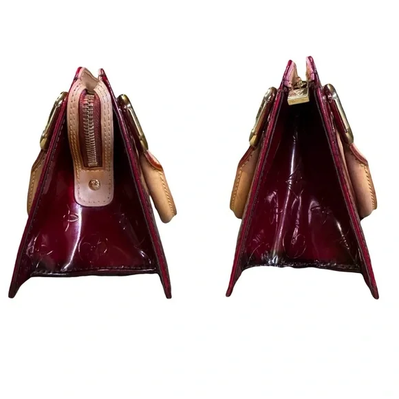 SOLD!  Louis Vuitton Burgundy Handbag - Picture 8 of 15